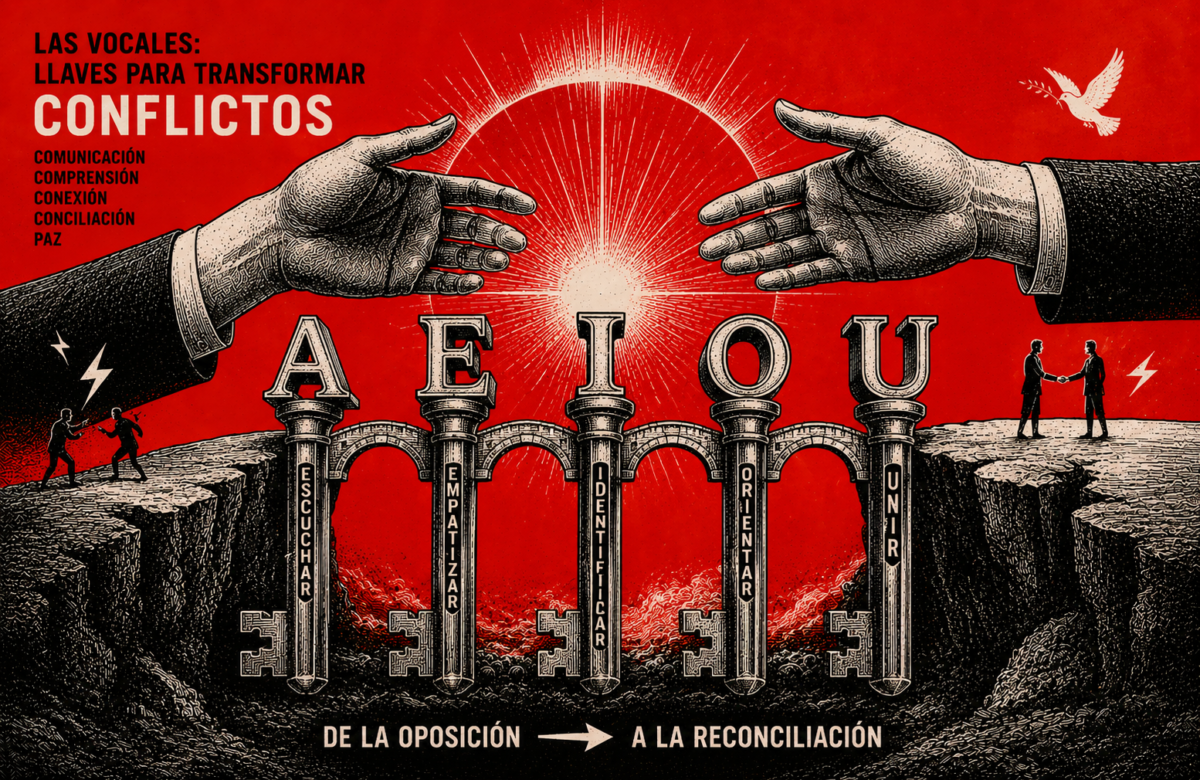 Las vocales en la transformación de conflictos